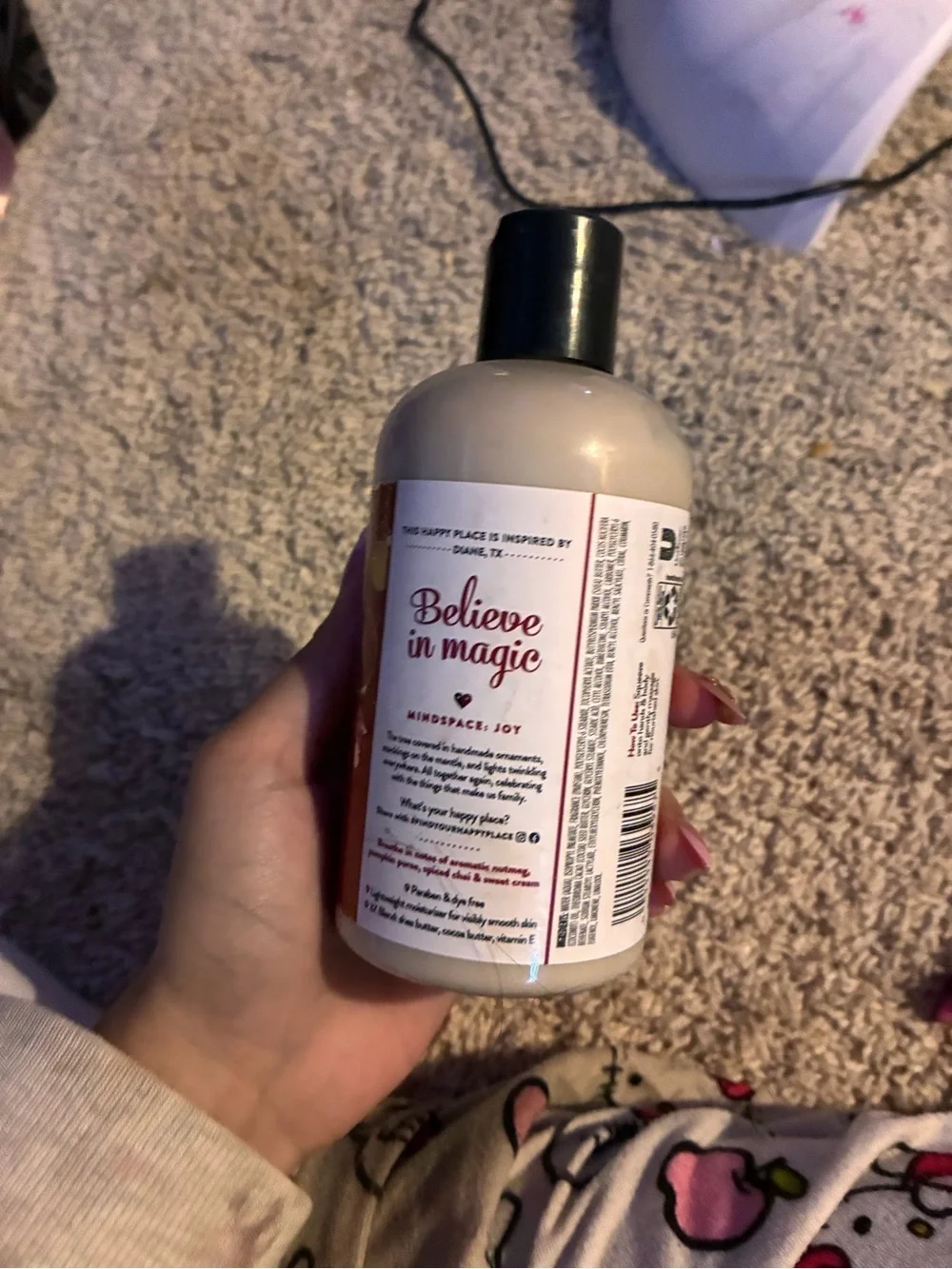 Bath & Body Works Limited Edition Find Your Happy Place Lotion - Red & Gold